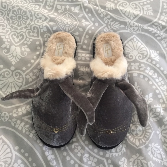 kate spade Shoes - NWOB Kate Spade Bonnie Bunny Slippers, 11